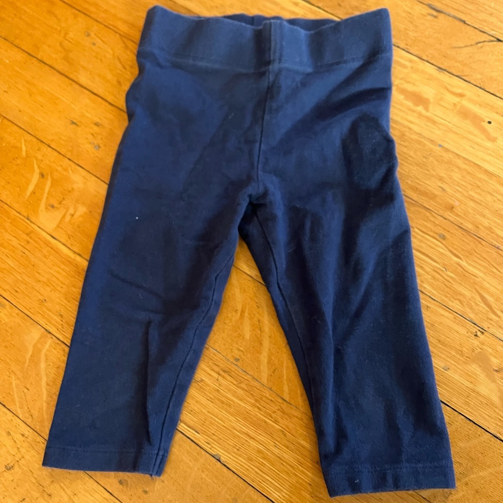 Mini Boden Navy Blue Crop Leggings